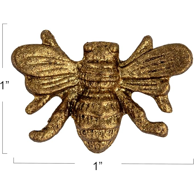 Pewter Bee Magnets (Set of 6)